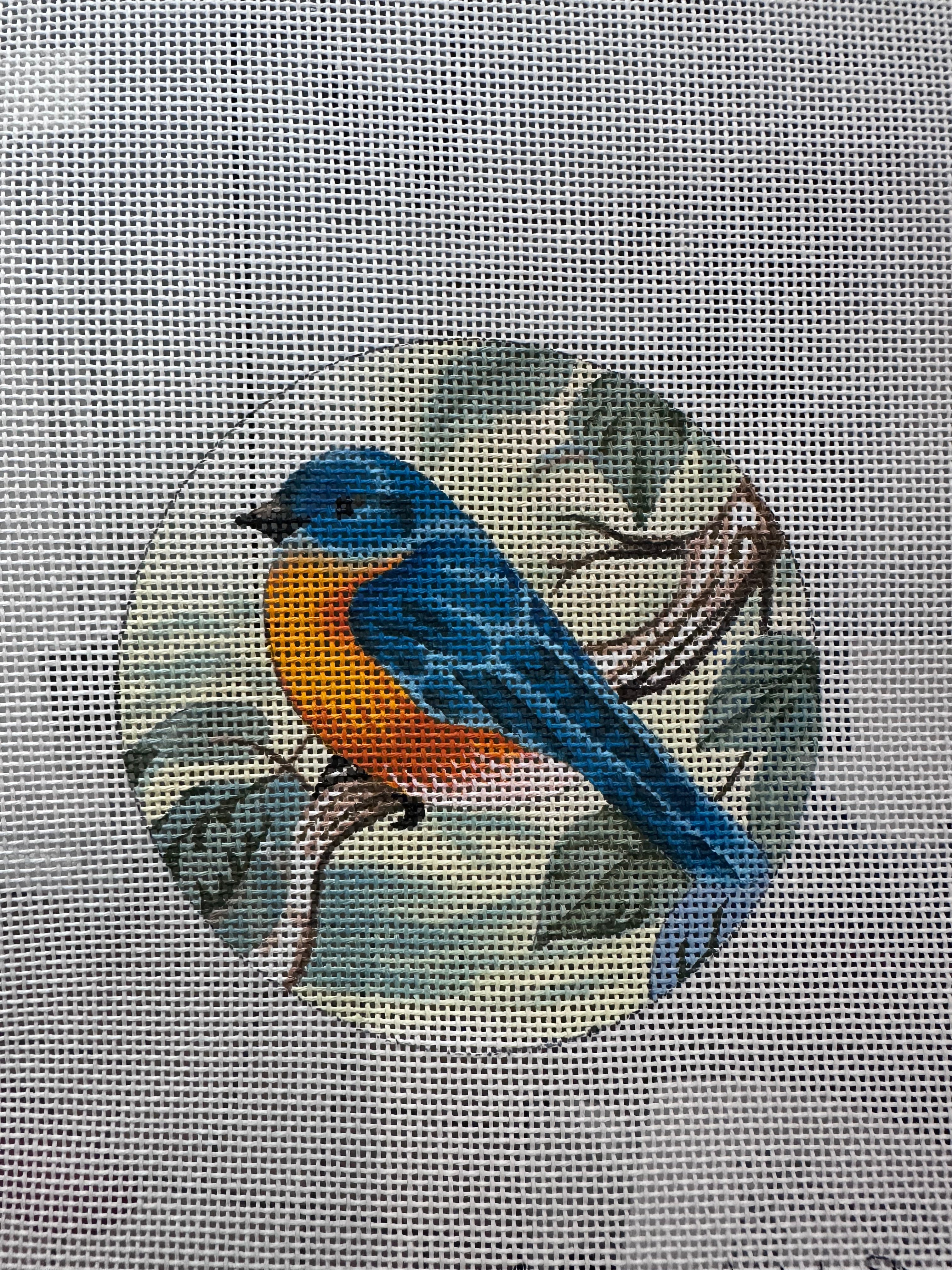 Blue and Orange Bird Round