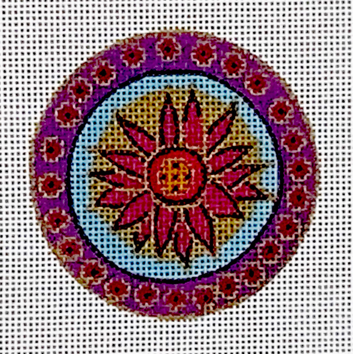 Laurel Burch: Floral Round - Fuchsia