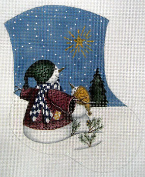 Laurie Korsgaden: Snow People and Shining Star Mini Sock