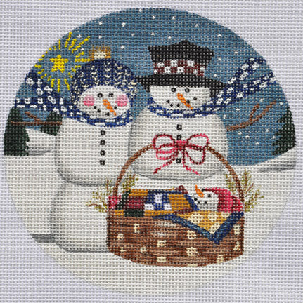 Laurie Korsgaden: Snow Family Ornament