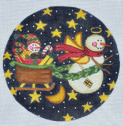 Laurie Korsgaden: Flying Snowman Ornament