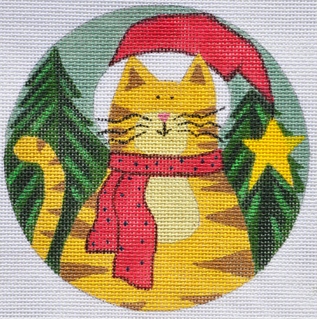 Laurie Korsgaden: Santa Cat Ornament