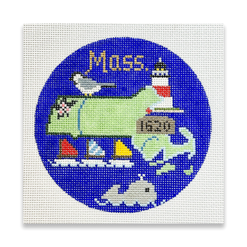 Massachusetts Ornament