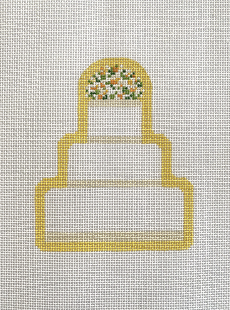 Plum Stitchery JCB Abby Wedding Cake needlepoint canvas