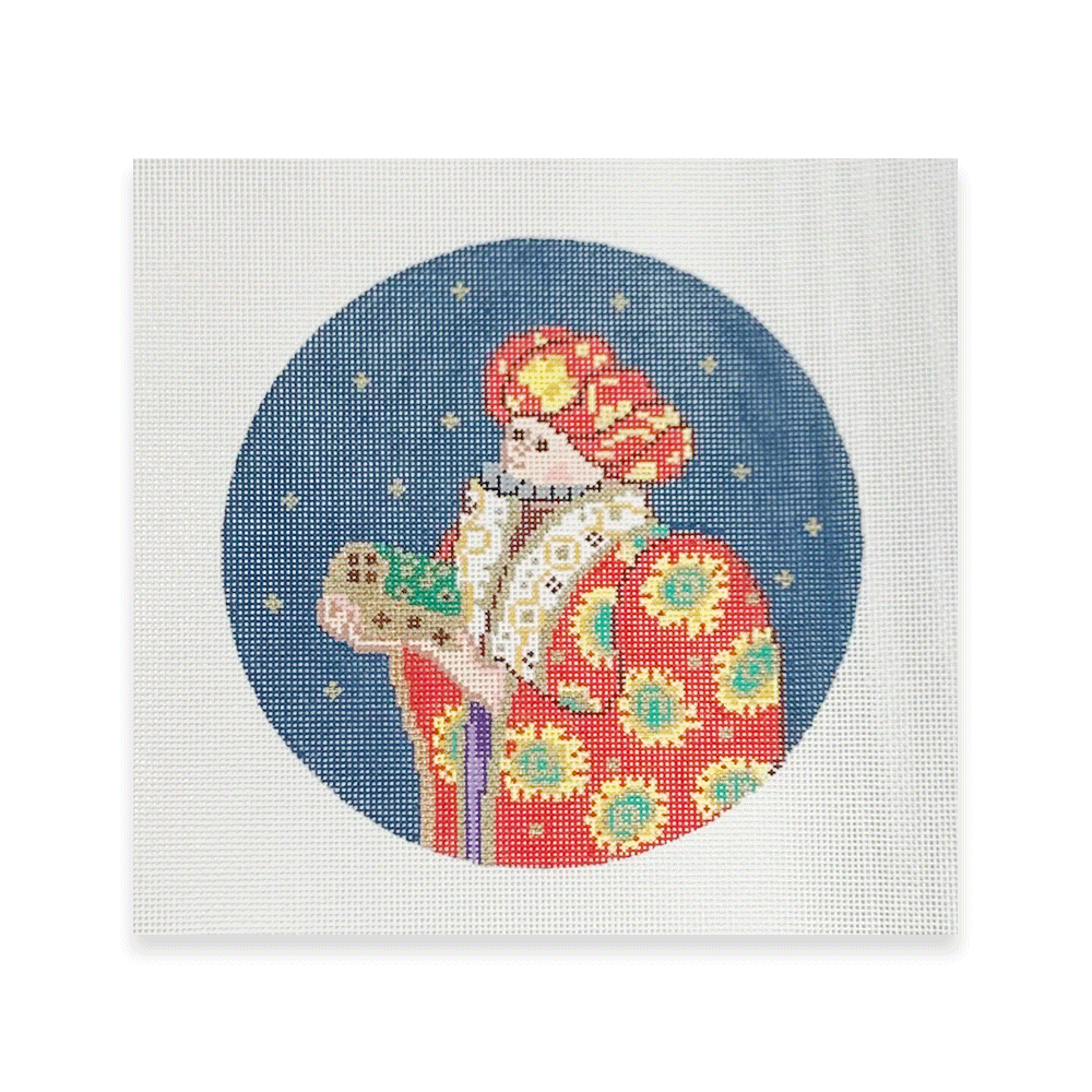 Nativity Ornament - Red Magi Faberge