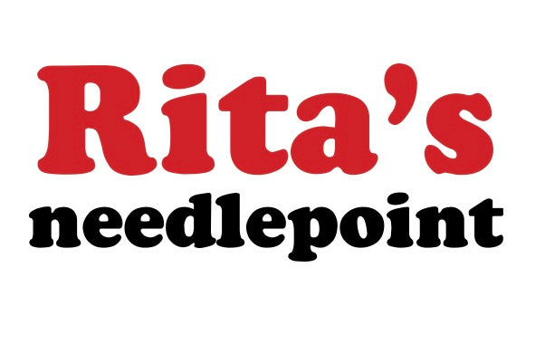 Rita's needlepoint Gift Card