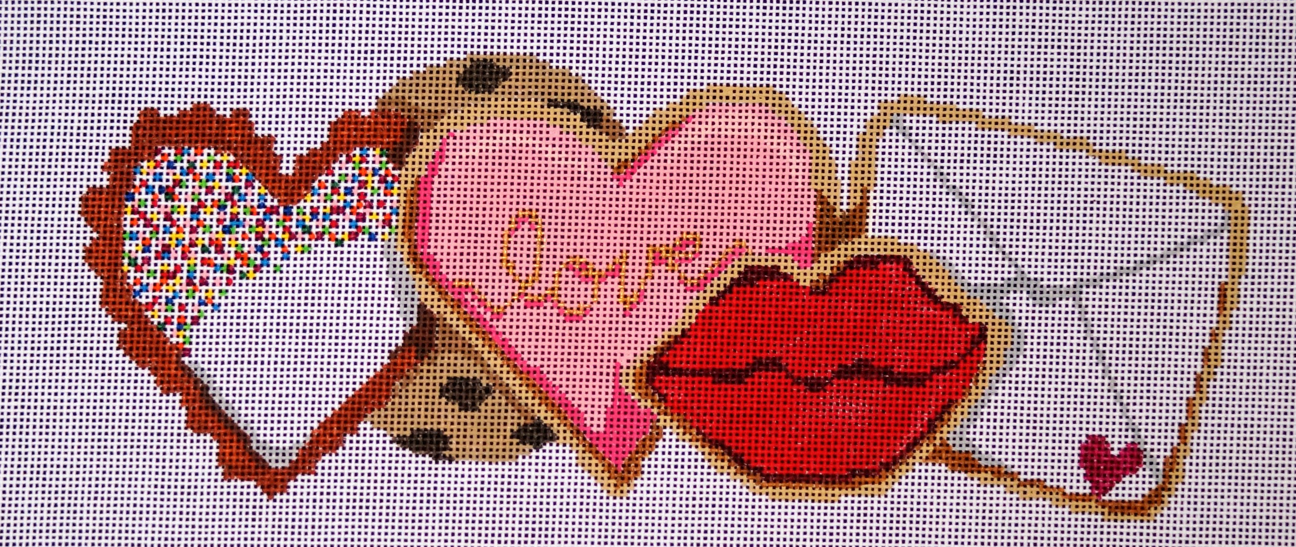 Valentine's Day Cookies Row