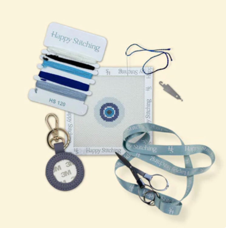 Cosmic Gaze Key Fob Needlepoint Kit