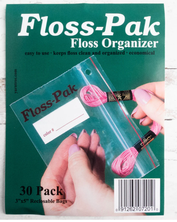 Floss-Pak Floss Organizer - 15 Count With Ring