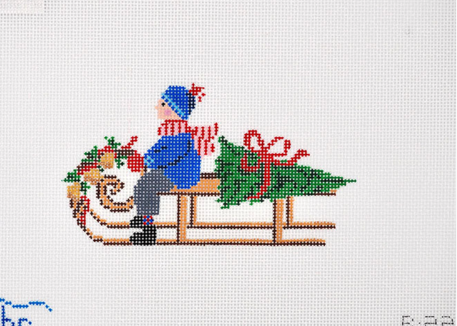 Festive Sled - Boy