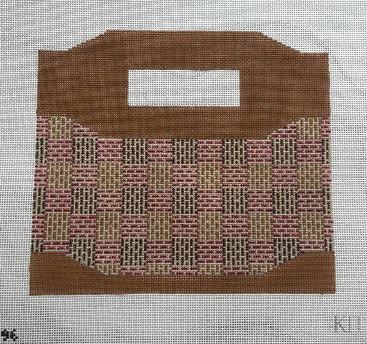 Sangria Check Envelope Clutch