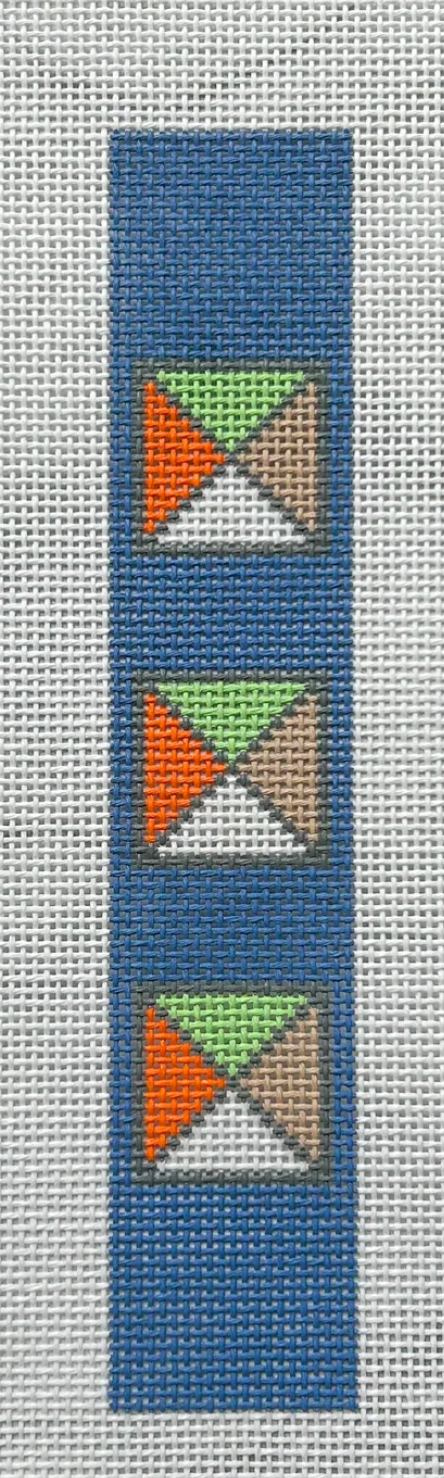 Studded Key Fob Blue
