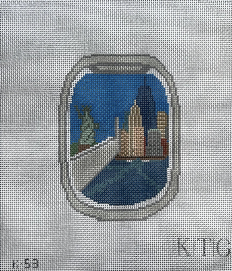 New York City Airplane Window