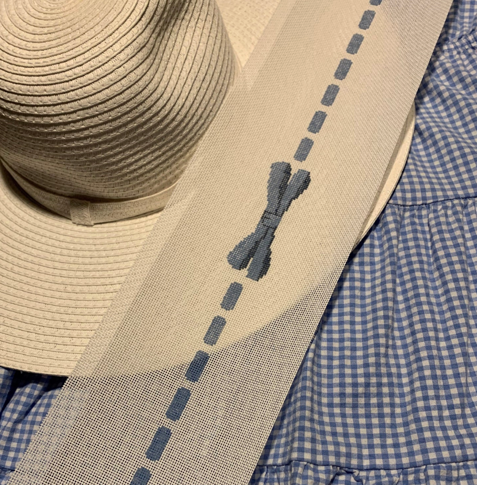 Bow Hat Band- Blue