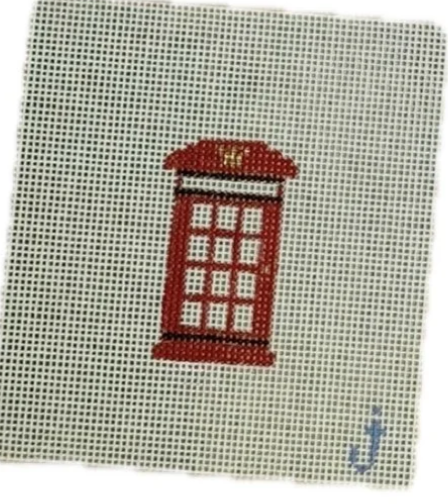 London Phone Booth Mini Bag Tag