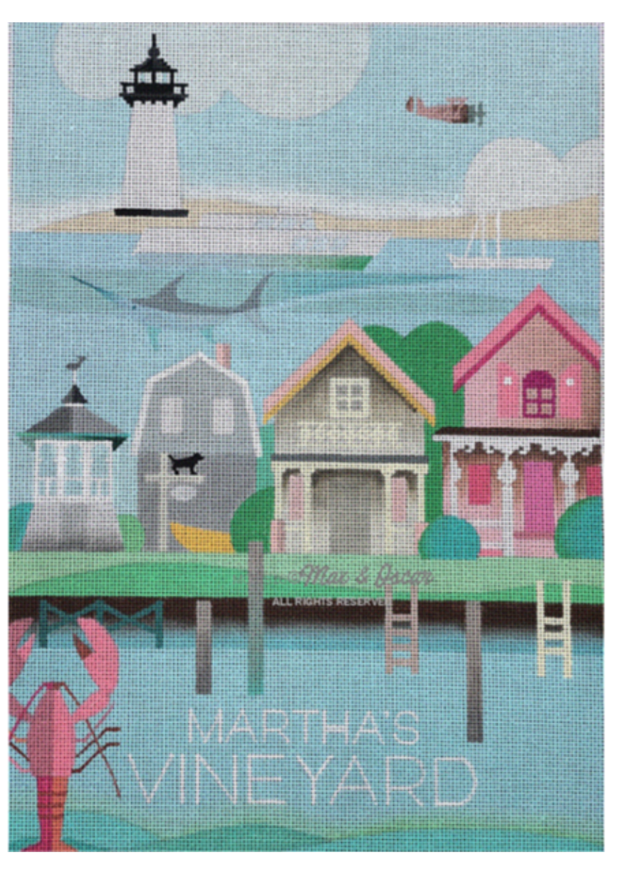 Martha's Vineyard Travel Poster