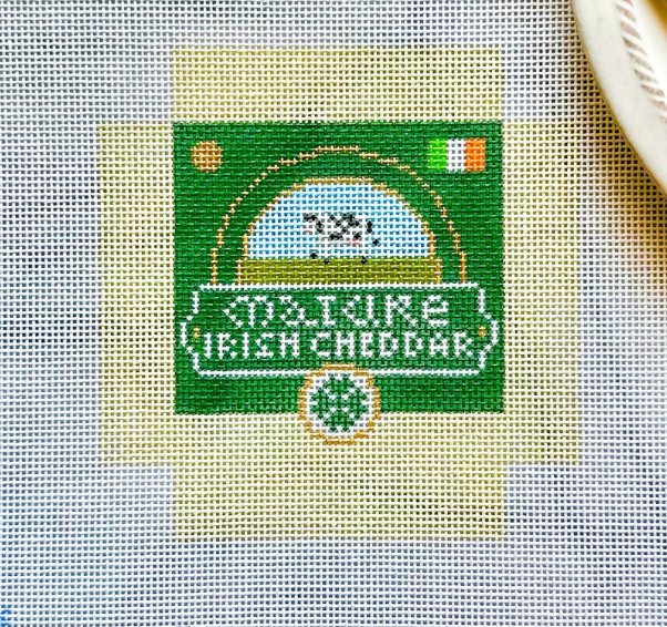 3D Wedge of Irish Cheddar Cheese