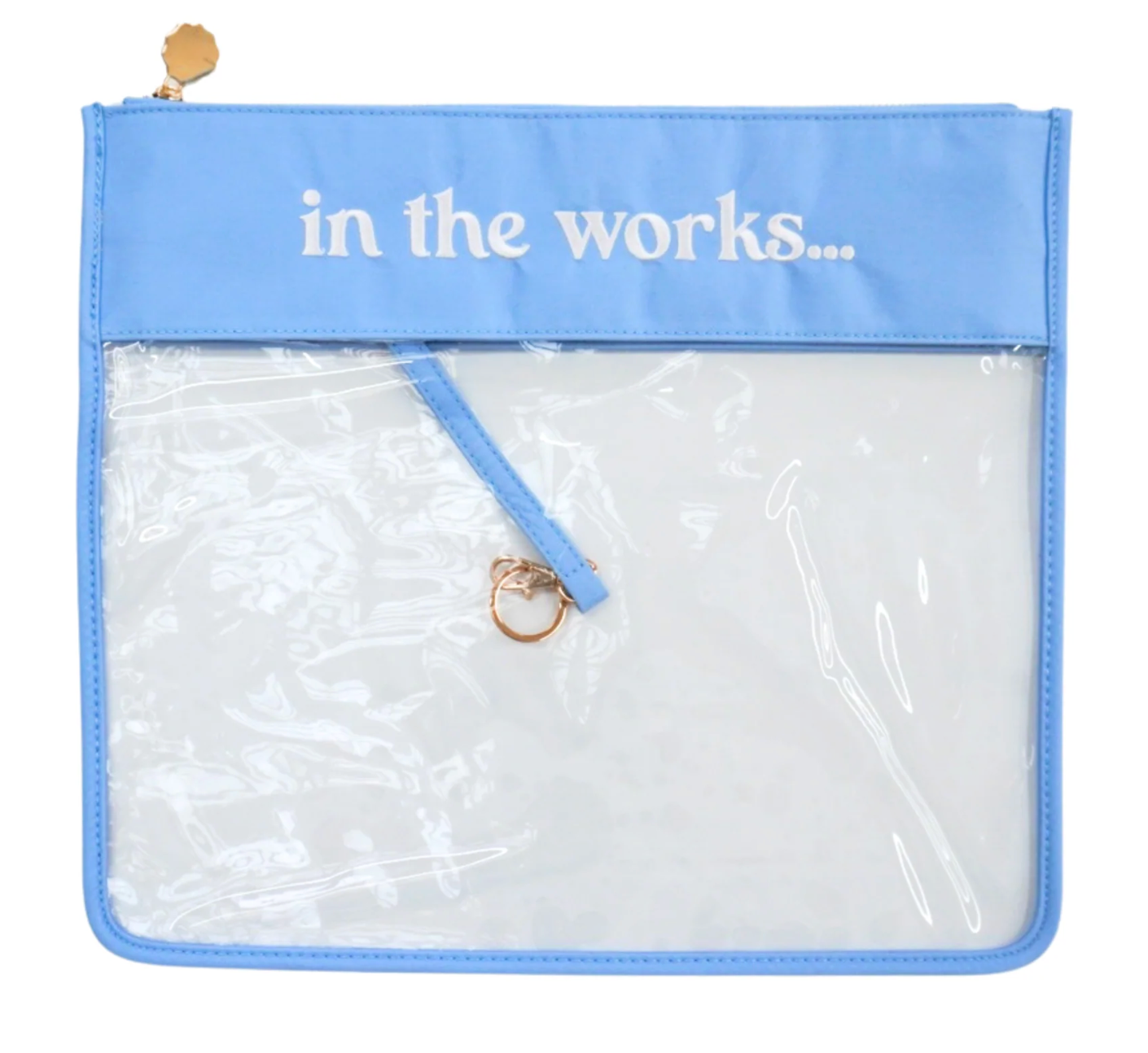 In the Works Project Bag - BABY BLUE