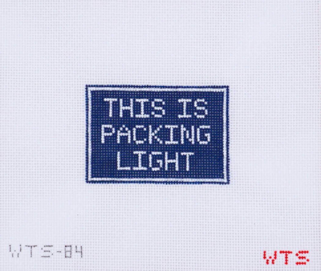 This Is Packing Light Luggage Tag