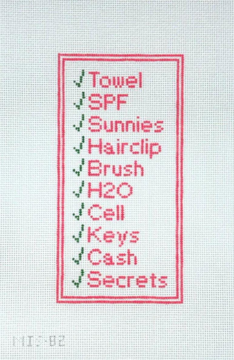 Checklist Summer Pink