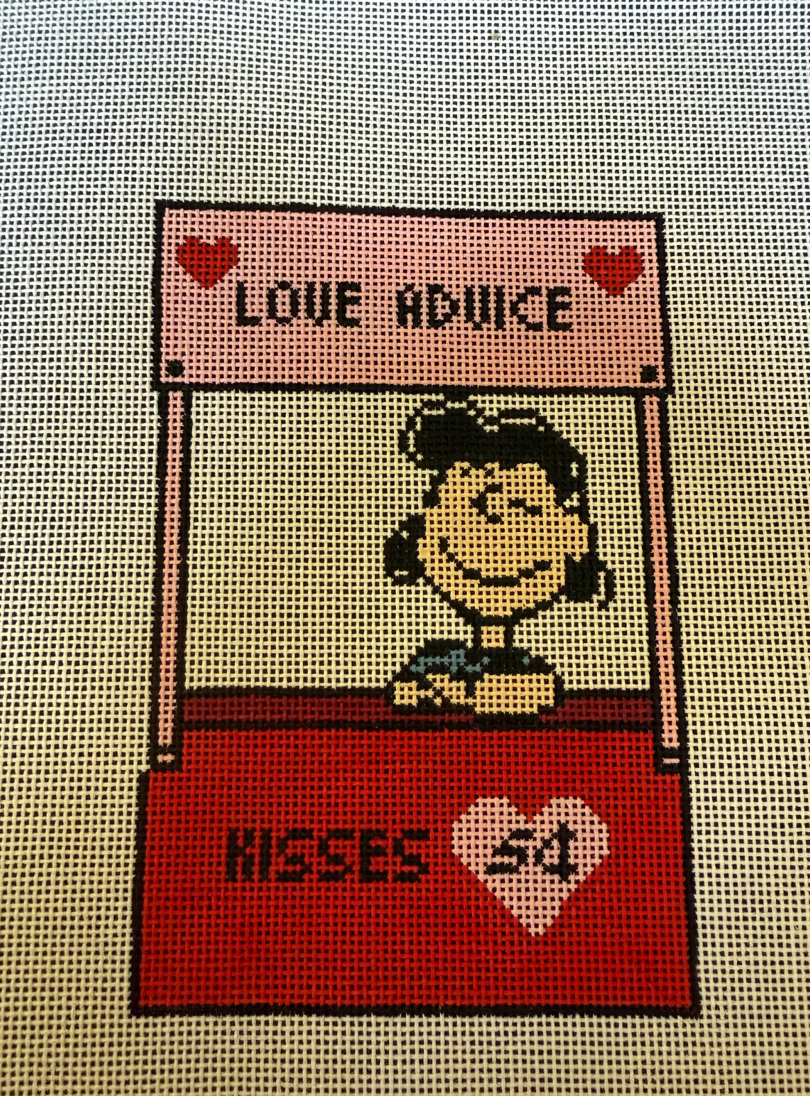 PEANUTS Valentine - Lucy Advice Booth