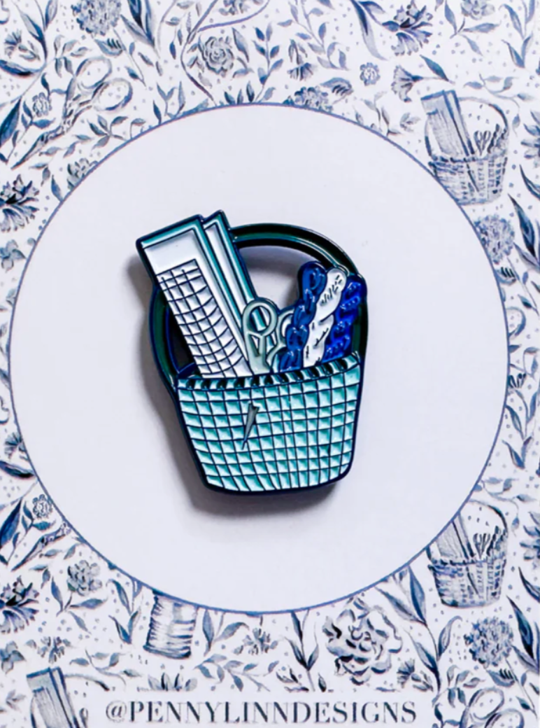 Needlepoint Basket Needleminder