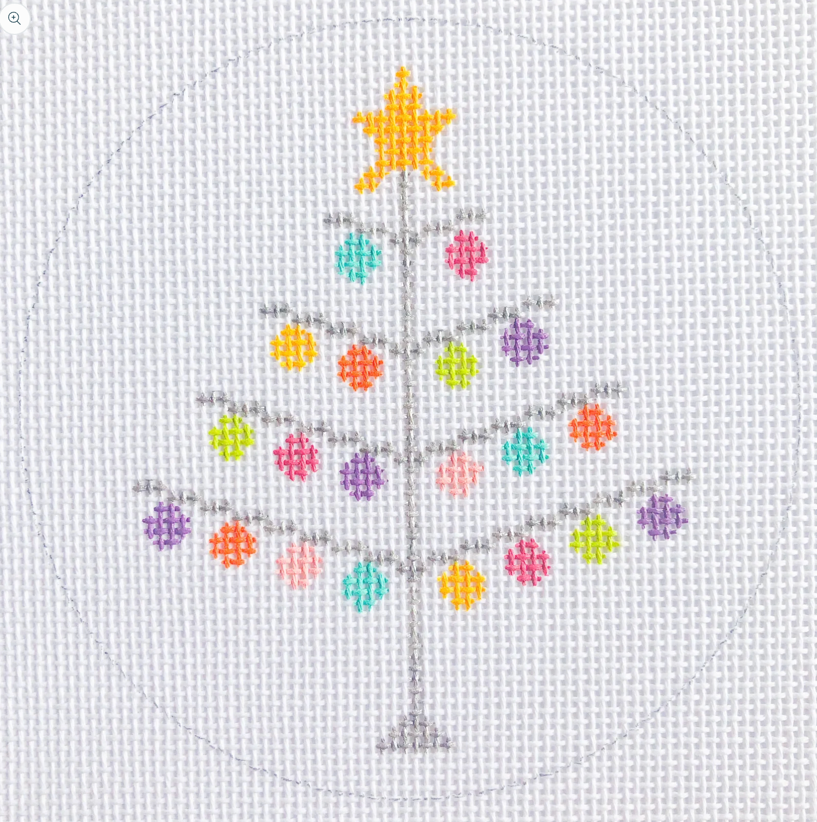 Tinsel Tree Round