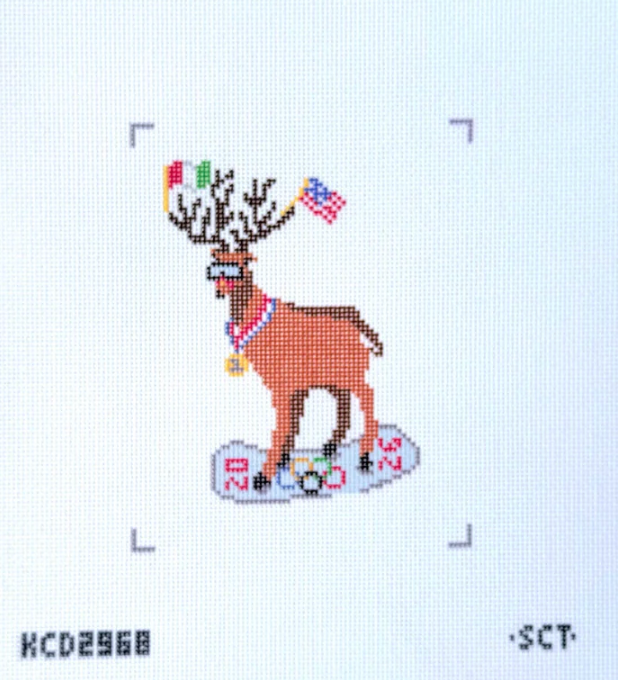 Dolce Vita Olympic Deer Printed Canvas