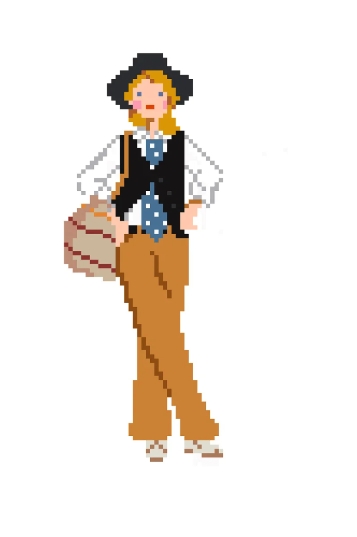 Annie Hall Printed Canvas
