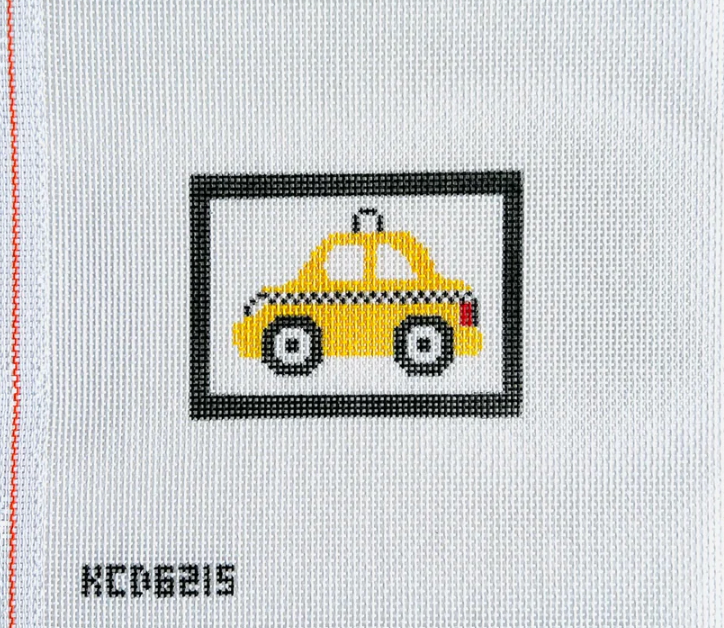 Yellow Taxi Luggage Tag Insert