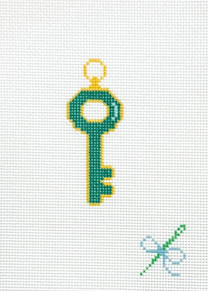 Key Enamel Inspired Charm