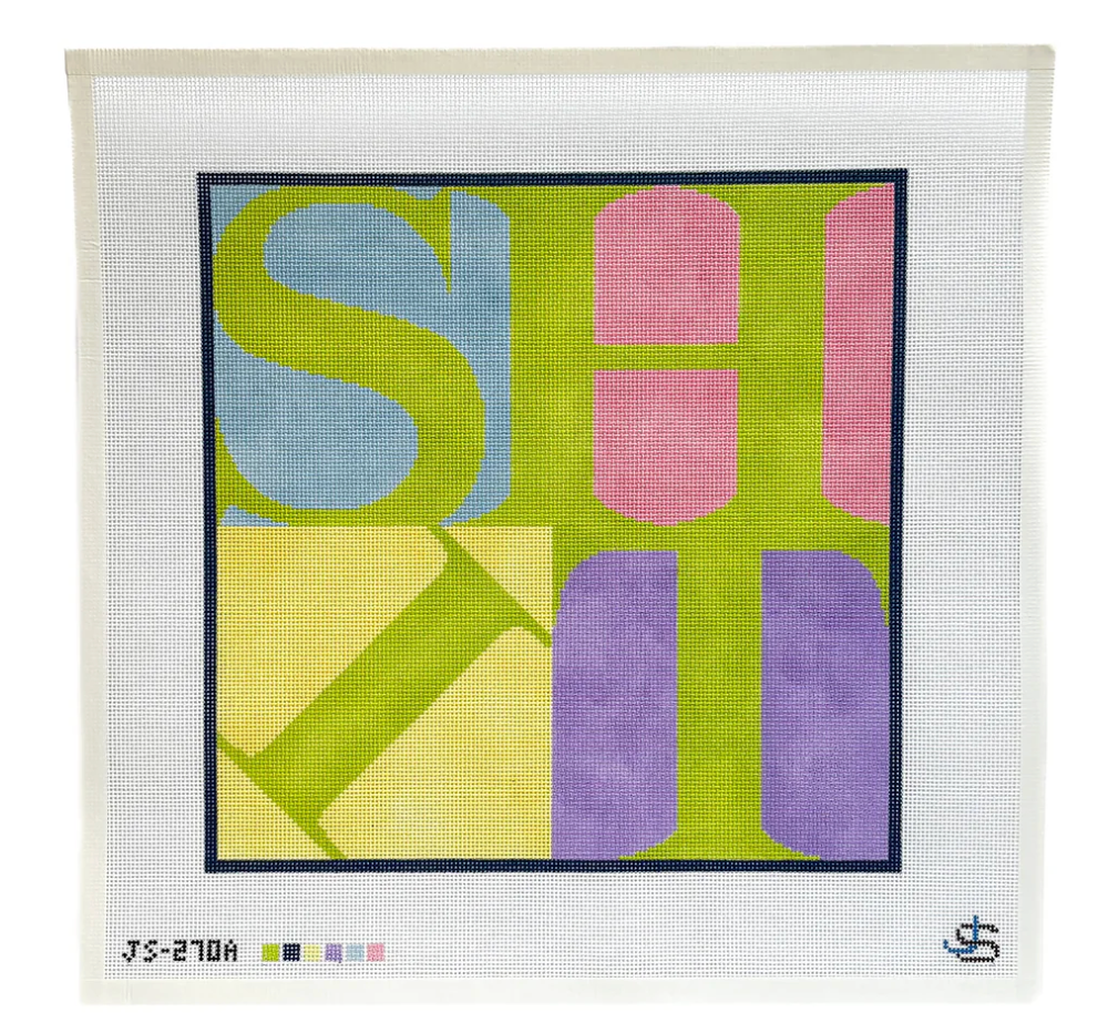 SHIT Pillow in Pastel Colors