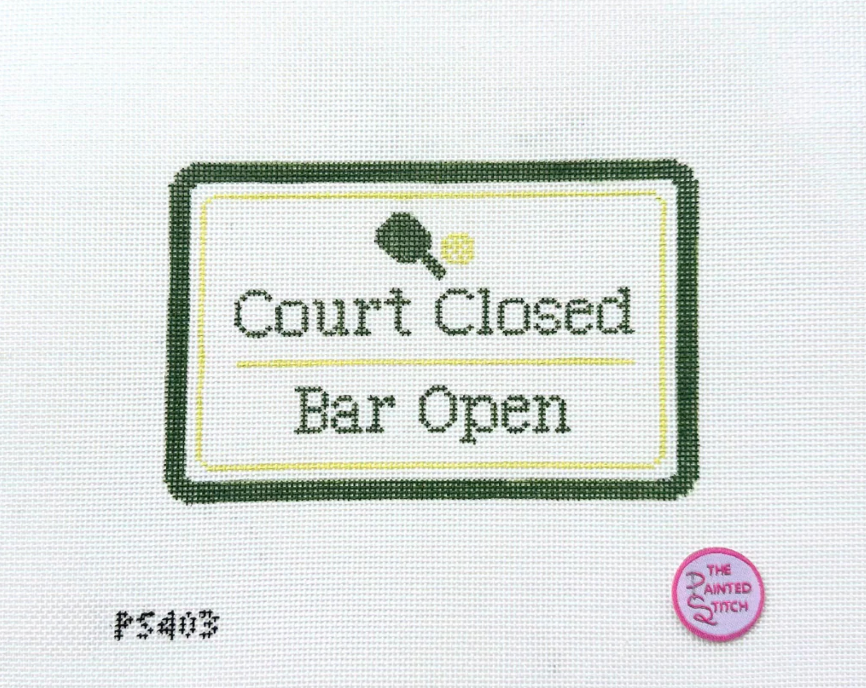 Court Closed, Bar Open - Pickleball