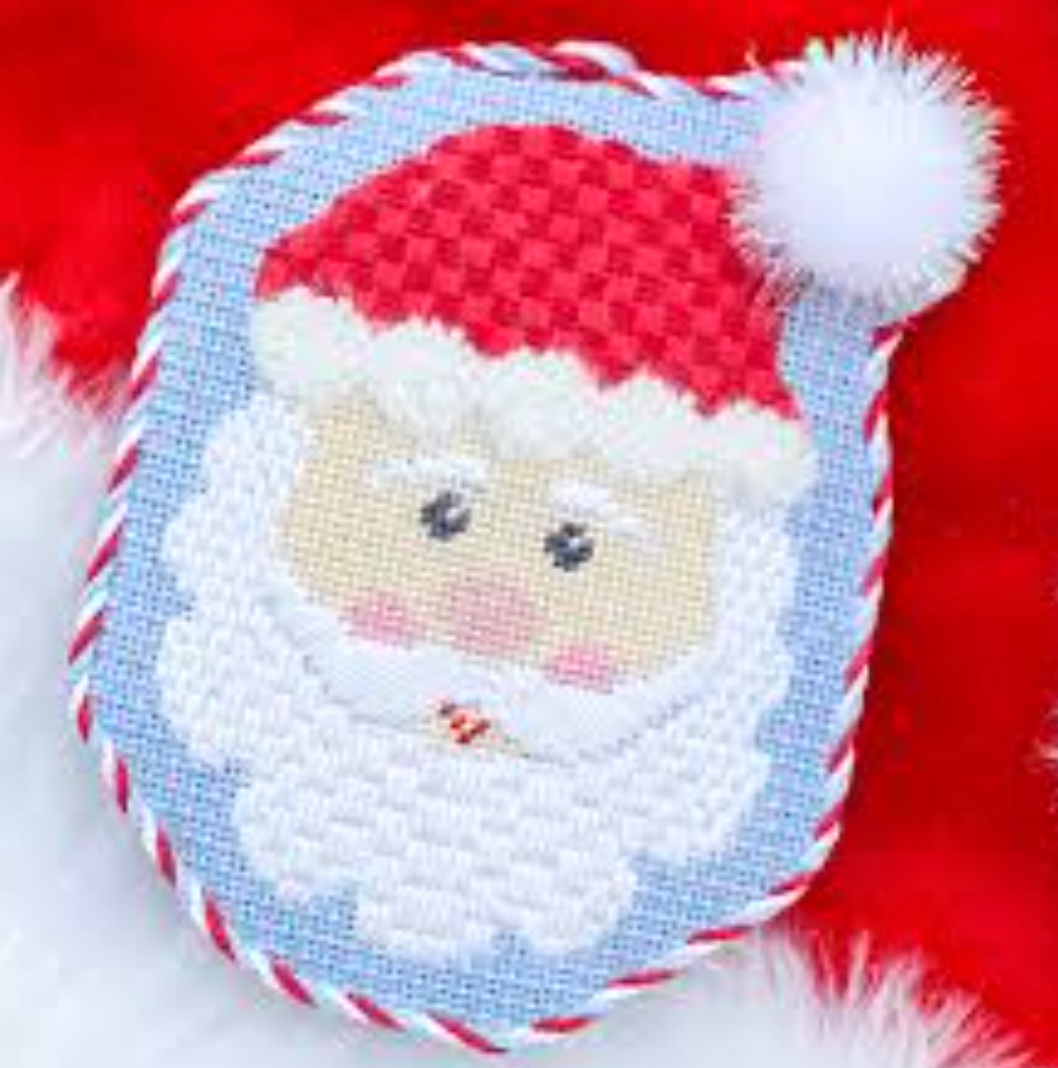 Santa With Pompom Hat and Stitch Guide