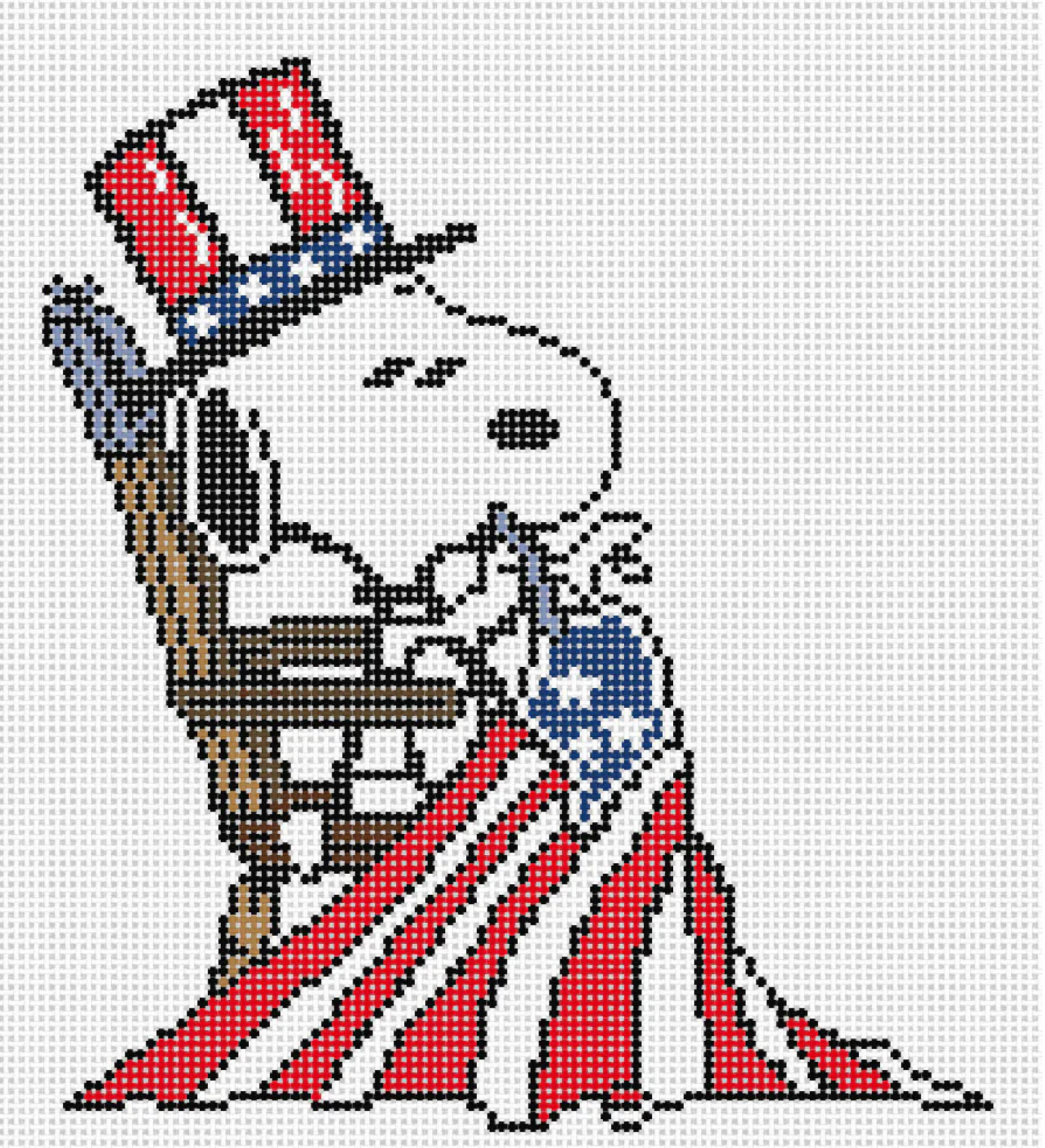 Snoopy Sewing Flag - Peanuts Patriotic
