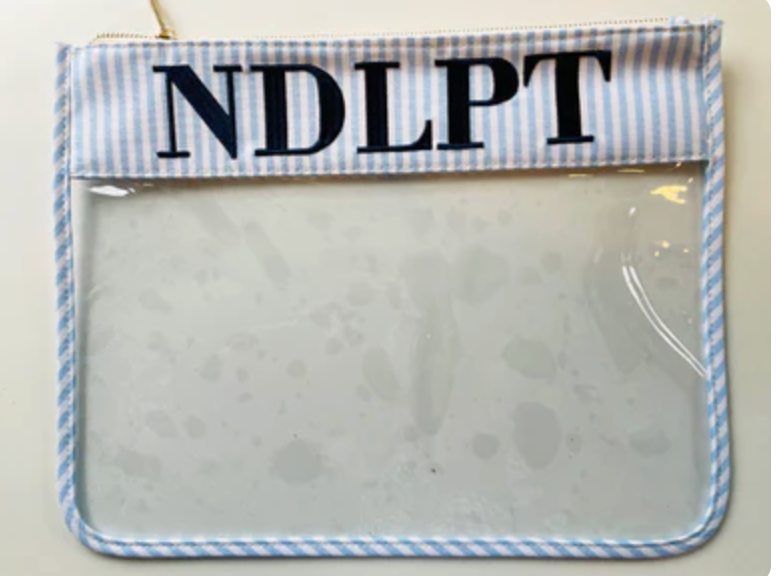 NDLPT Seersucker Project Bag