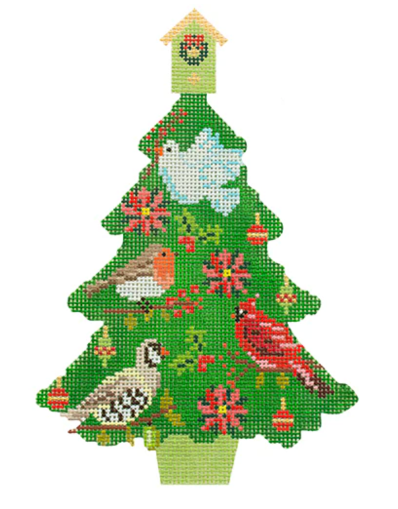 Christmas Birds Tree
