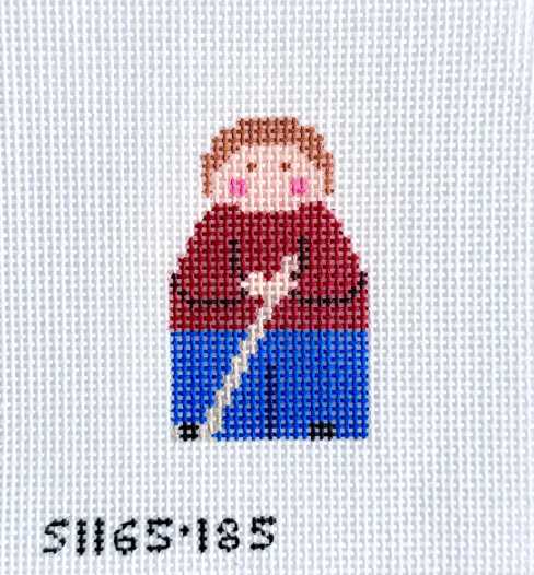 Hockey Stitch It Angel - Red