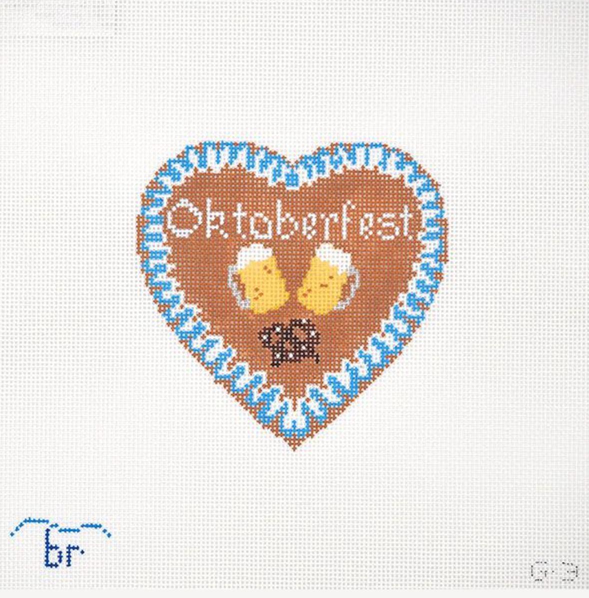 Oktoberfest Gingerbread Heart