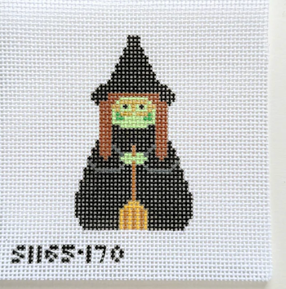 Green Face Witch Stitch-It Angel