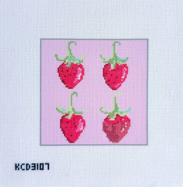 Strawberry Valentine Square (Printed)