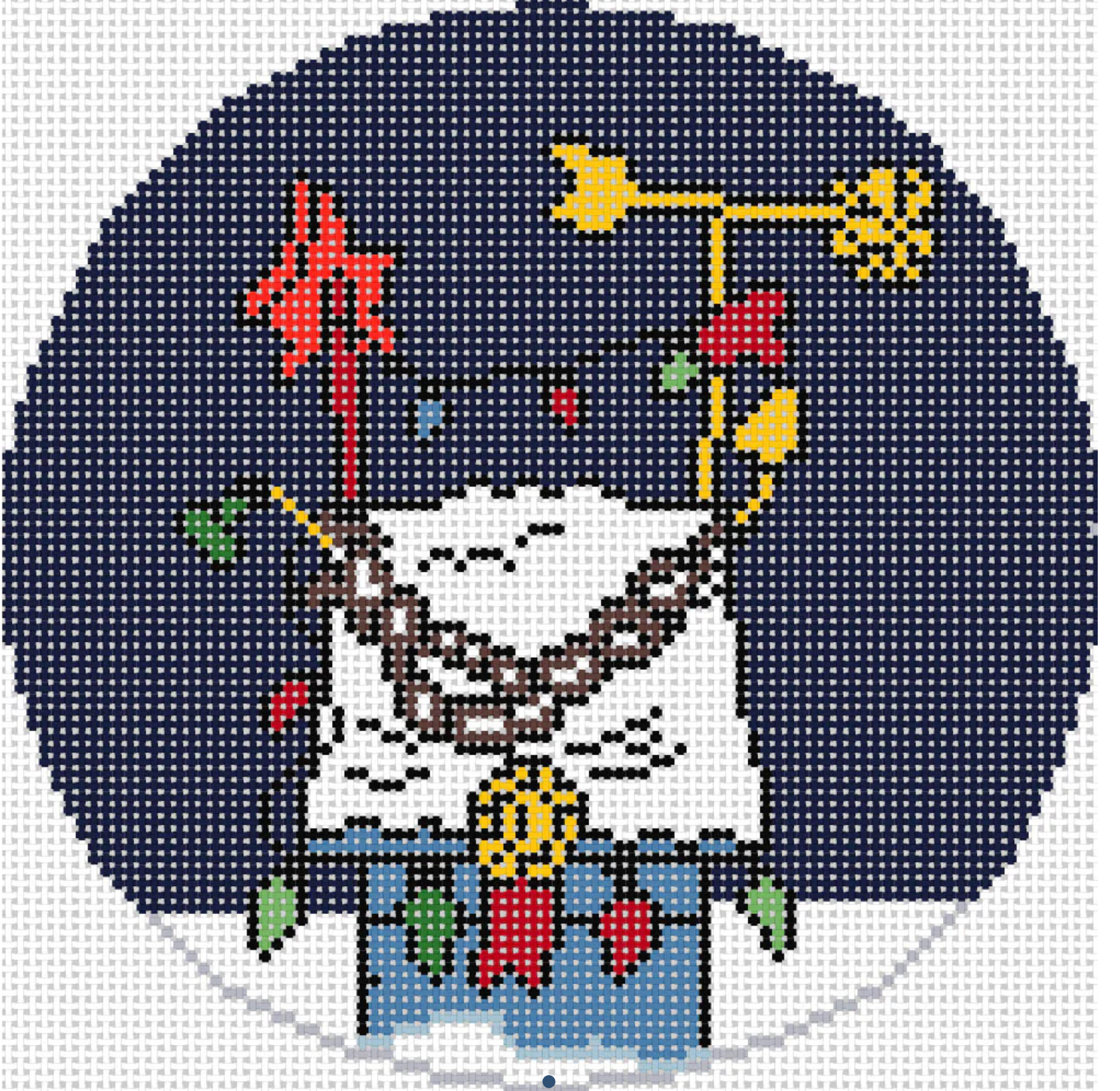 PEANUTS Snoopy's Decorated Doghouse Round