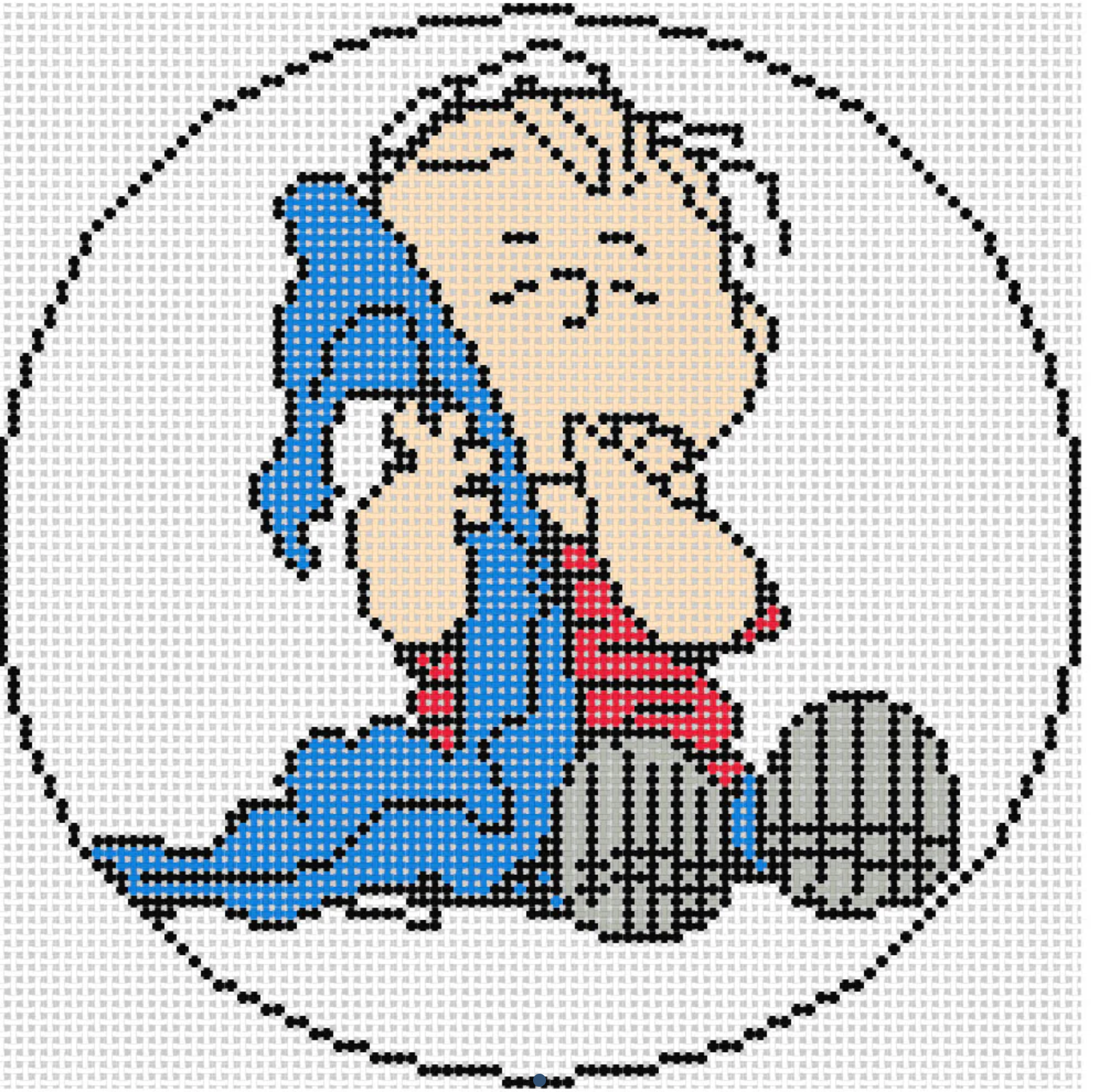 PEANUTS – Linus with Blanket Round