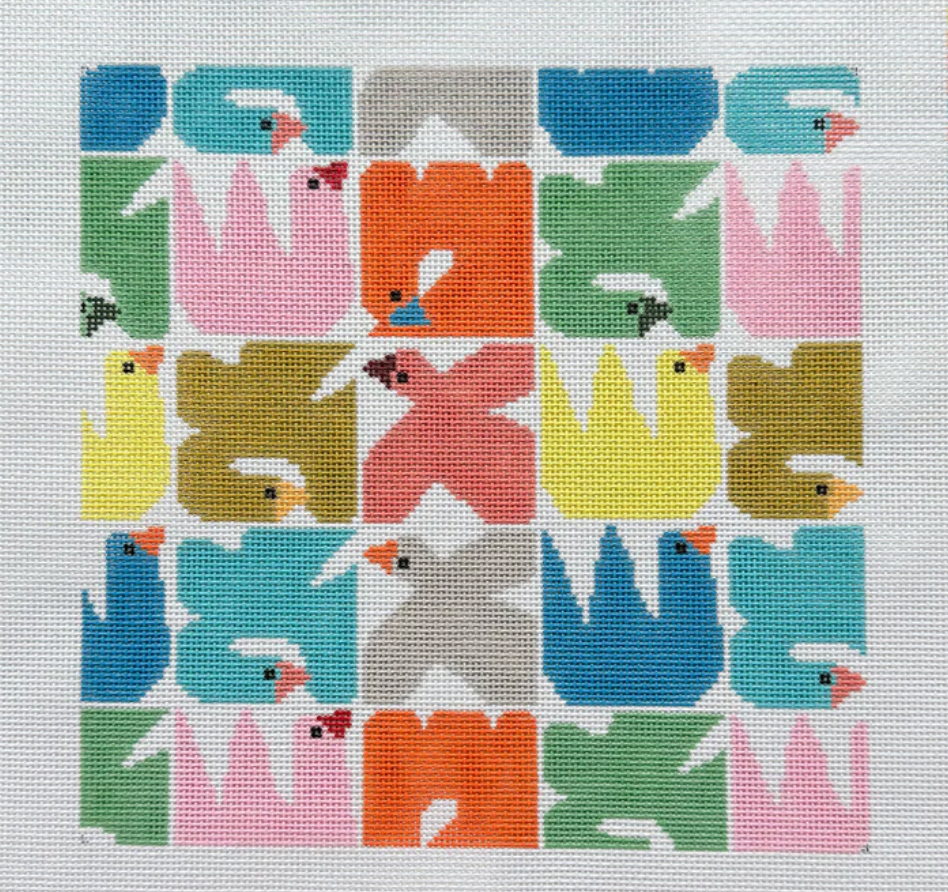 Multi Coloured Birds