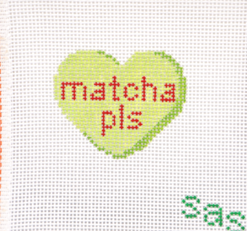 Matcha Please Candy Heart