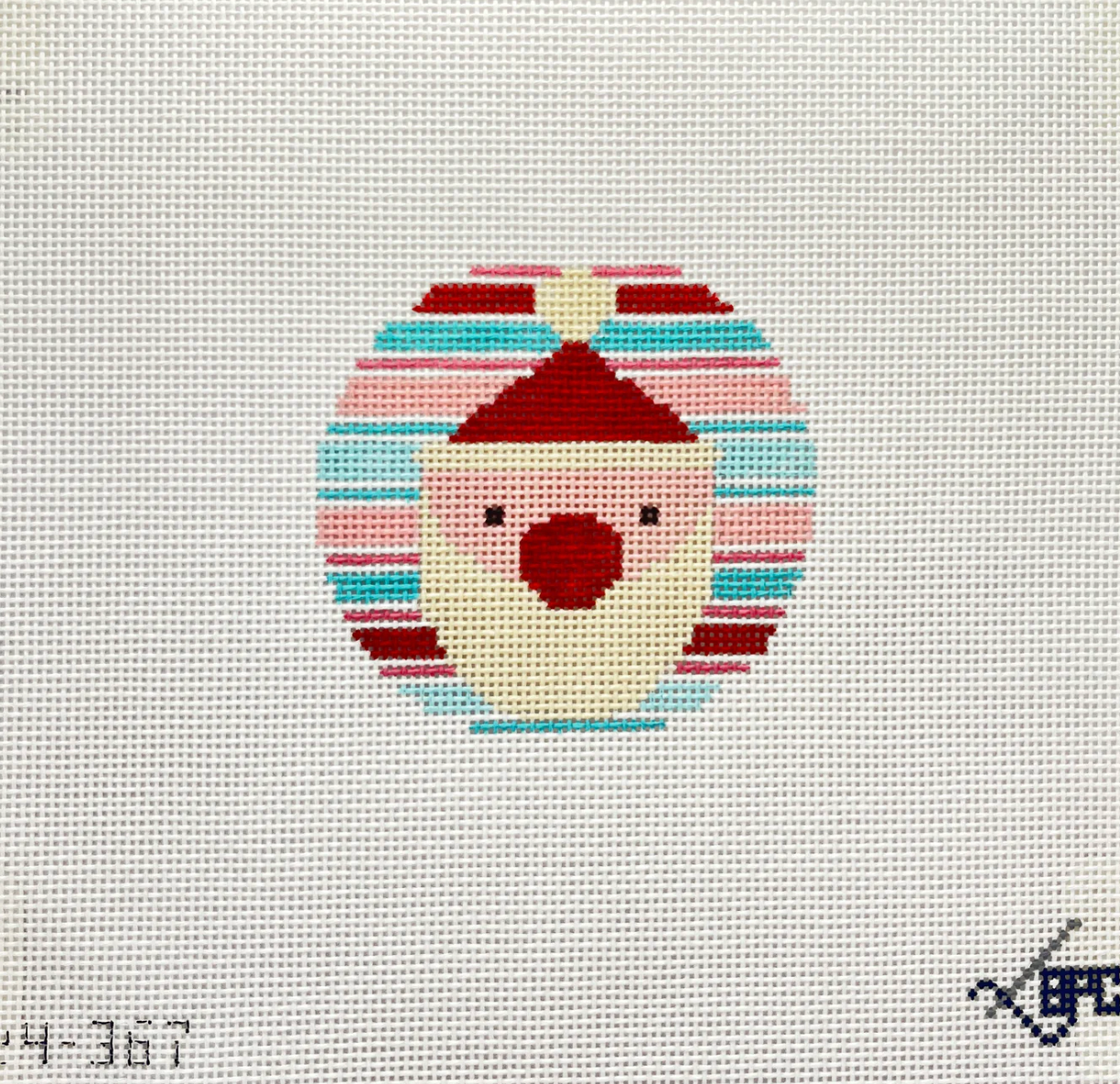 Santa With Stripes