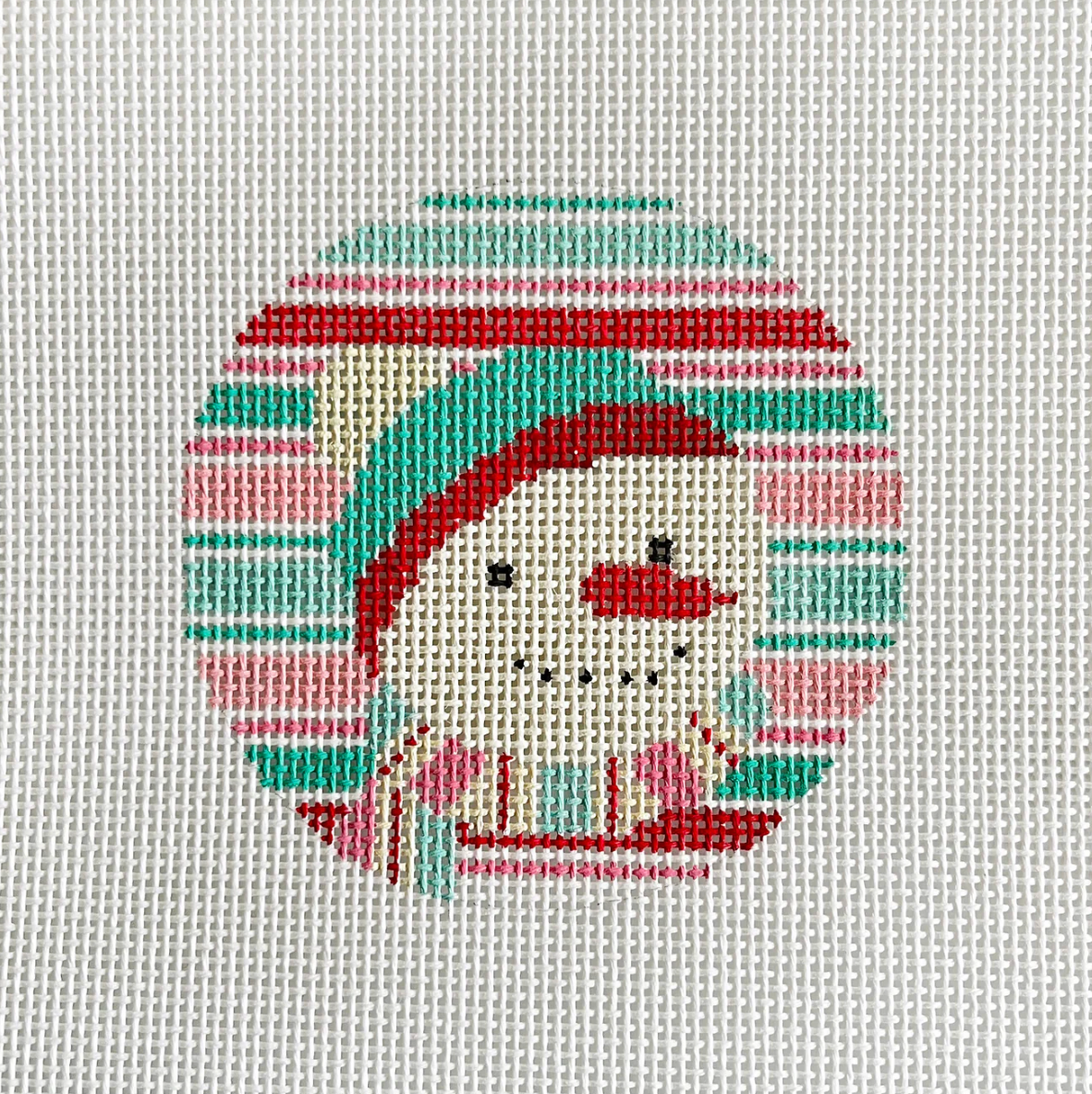 Snowman with Stripes