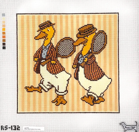 Tennis Ducks Large (Cecil Aldin)