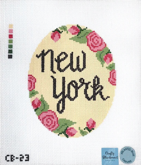 New York Roses Oval - 13 MESH