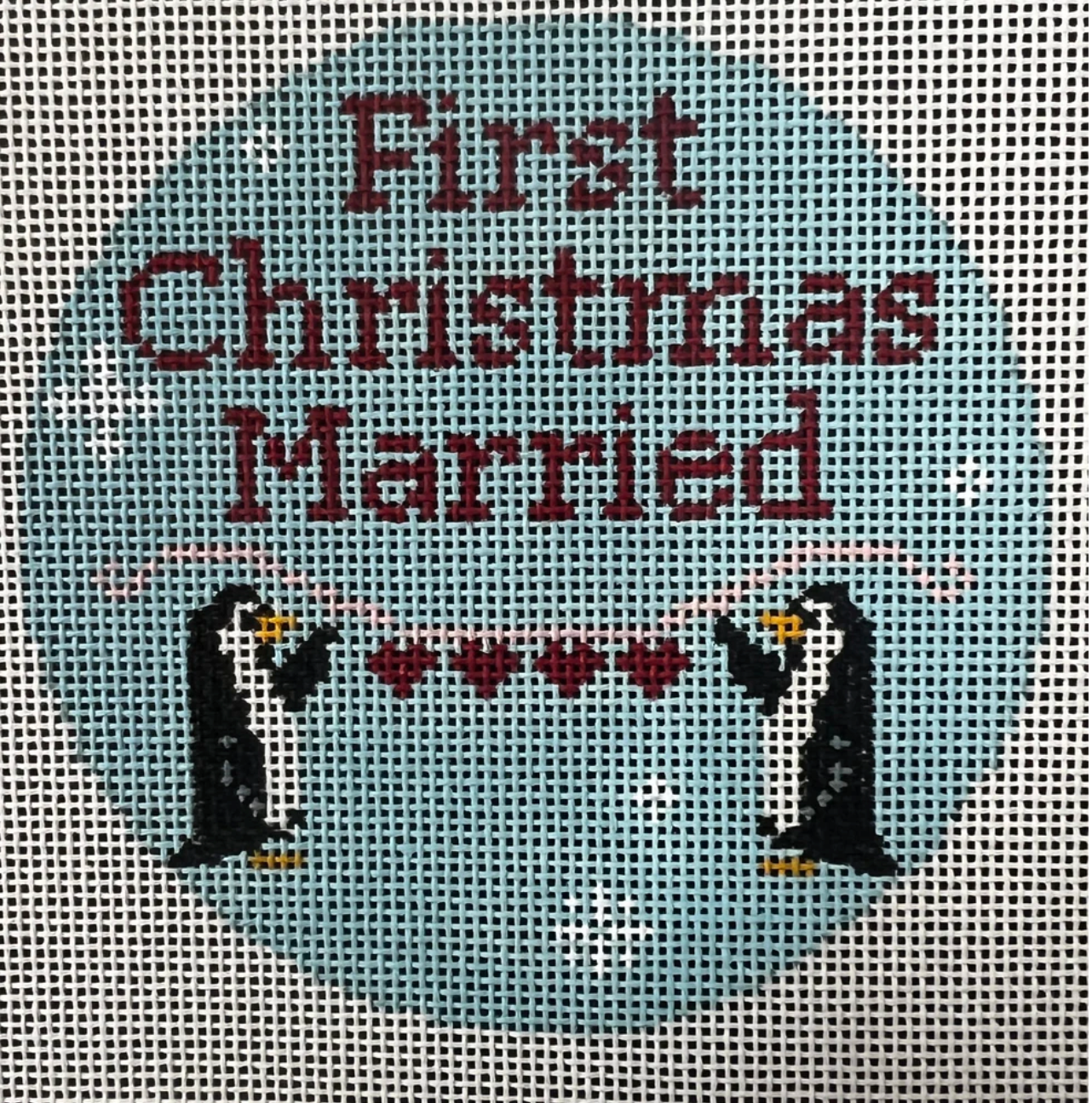 First Christmas Married Penguins